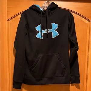 Under Armour Turquoise and Black Hoodie